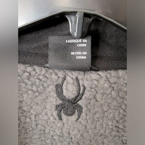 Spyder Men's District Full Zip Black & Gray Jacket SZ L. - Picture 5 of 7